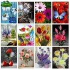 YUMEART Алмазная Цветочная мозаика 5D DIY алмазная живопись красочная ромашка полная квадратная вышивка свадебный Декор Картина Стразы