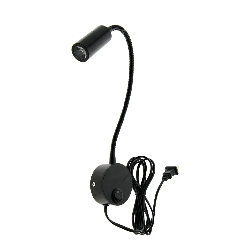 Светодиодная гибкая настенная лампа 3 Вт современный светильник для спальни