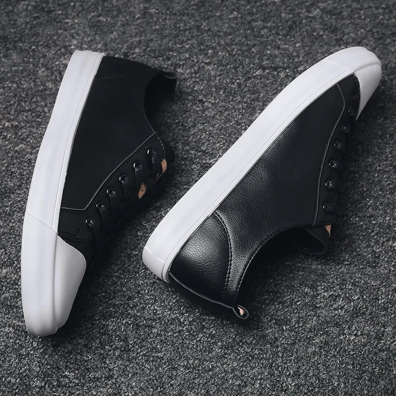 New High Quality Leather Men Classic Style Shoes Spring&ampautumn Casual Low Top Man Designer Luxury Footwear | Обувь