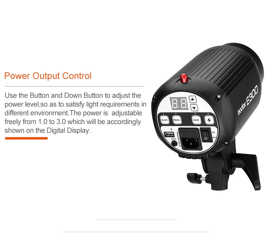 Godox E300 PRO фотографии студийная стробоскопическая вспышка профессиональное освещение для фотостудии свет 300 w студийная вспышка с дистанционным управлением порт(300WS