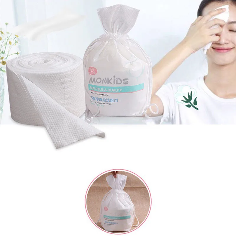 Disposable Face Wash 100% cotton towel Economical and practical volumes pads Travel，versatile portable，cosmetic. | Дом и сад