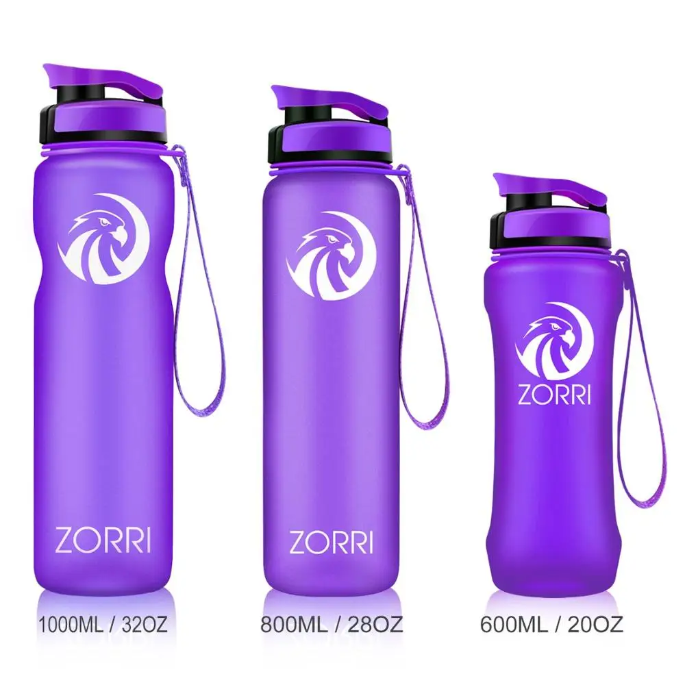 Бутылка для протеиновых коктейлей спортзала ZORRI Спортивная бутылка воды