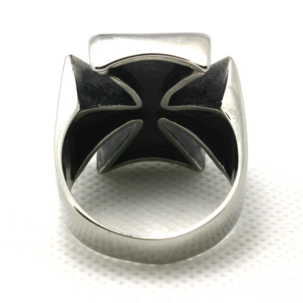 Модное высококачественное кольцо с маленьким крестом Jesus Cross для мужчин 316L из