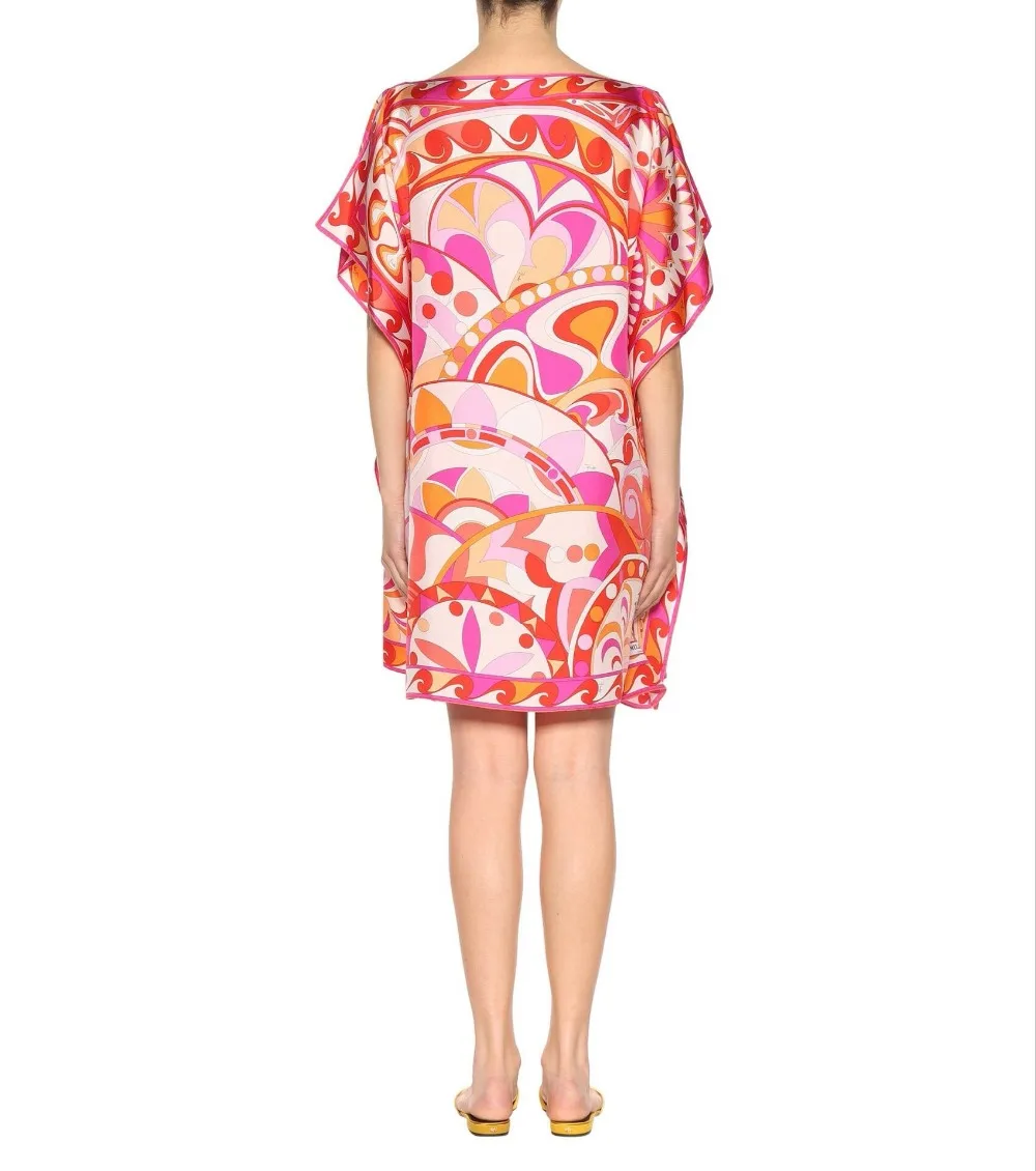 Женское трикотажное шелковое платье с рукавом летучая мышь свободное стрейчевое