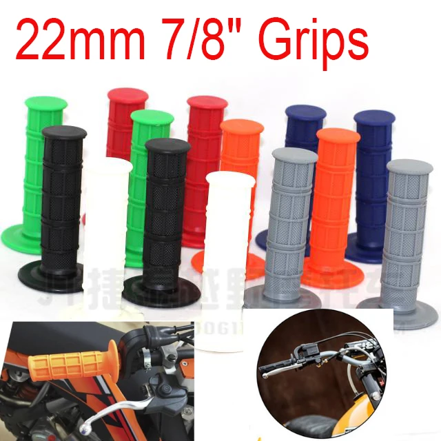 CRF YZF WRF KXF KLX для моделей ktm и rmz Pit Dirt Bike Мотокросс Мотоцикл эндуро MX Offroad 22 мм 7/" Гелевые резиновые ручки на руль