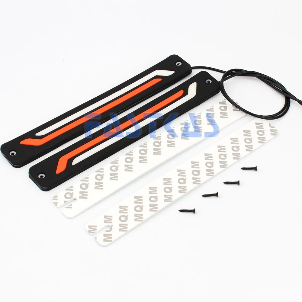 Дневные ходовые огни светильник 100% Водонепроницаемый LED DRL Белый Оранжевый Цвет