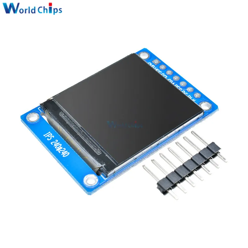 1 3 дюймовый IPS HD TFT ST7789 Привод IC 240*240 SPI коммуникация В напряжение 4 проводной
