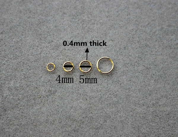 extra thin open end rings earring hoop connect finding jump ring buckles anti-rust hanger diy accessories