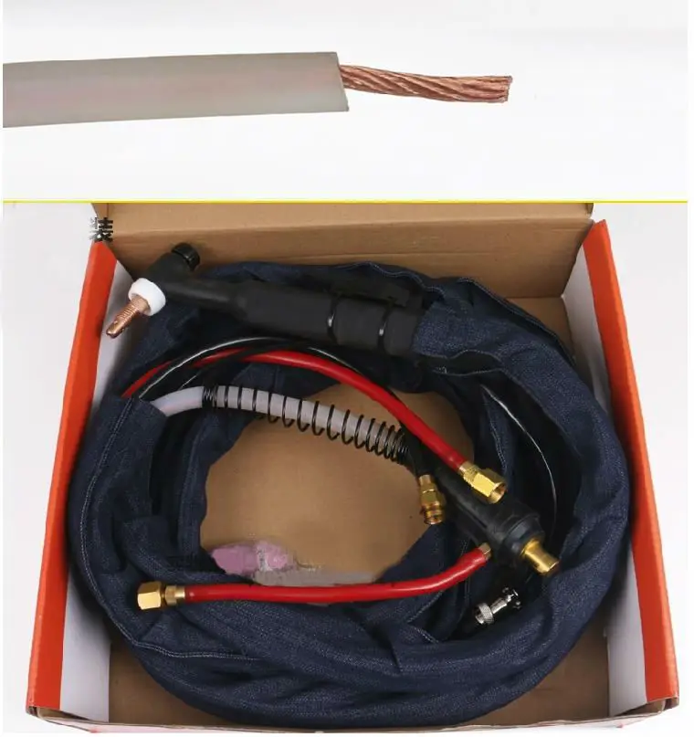 WP18 SR18 10 м 33 фут кабель DKJ35-50 Быстрый штекер Tig фонарь в комплекте W350 TIG пистолет с водяным охлаждением аргон Tig сварочный пистолет в комплекте