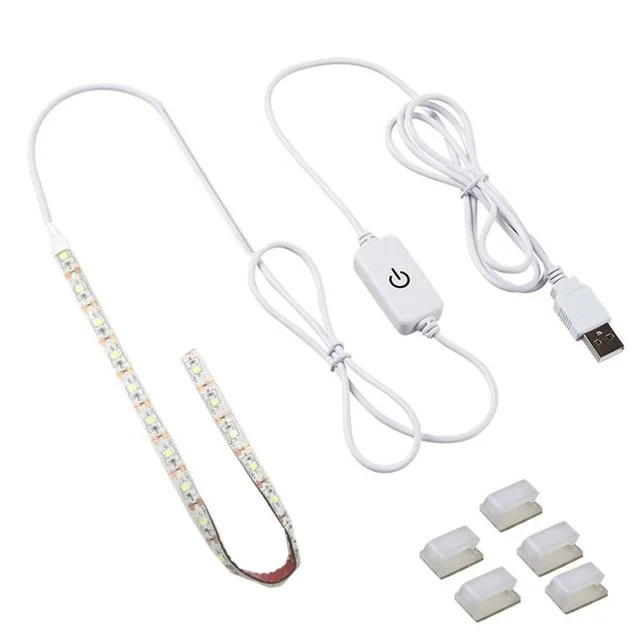 2 Швейная машина светодиодный свет комплект полосы света 24," DC5V гибкая USB лампа для шитья 60 см промышленная машина Рабочий СВЕТОДИОДНЫЙ свет - Испускаемый цвет: 2