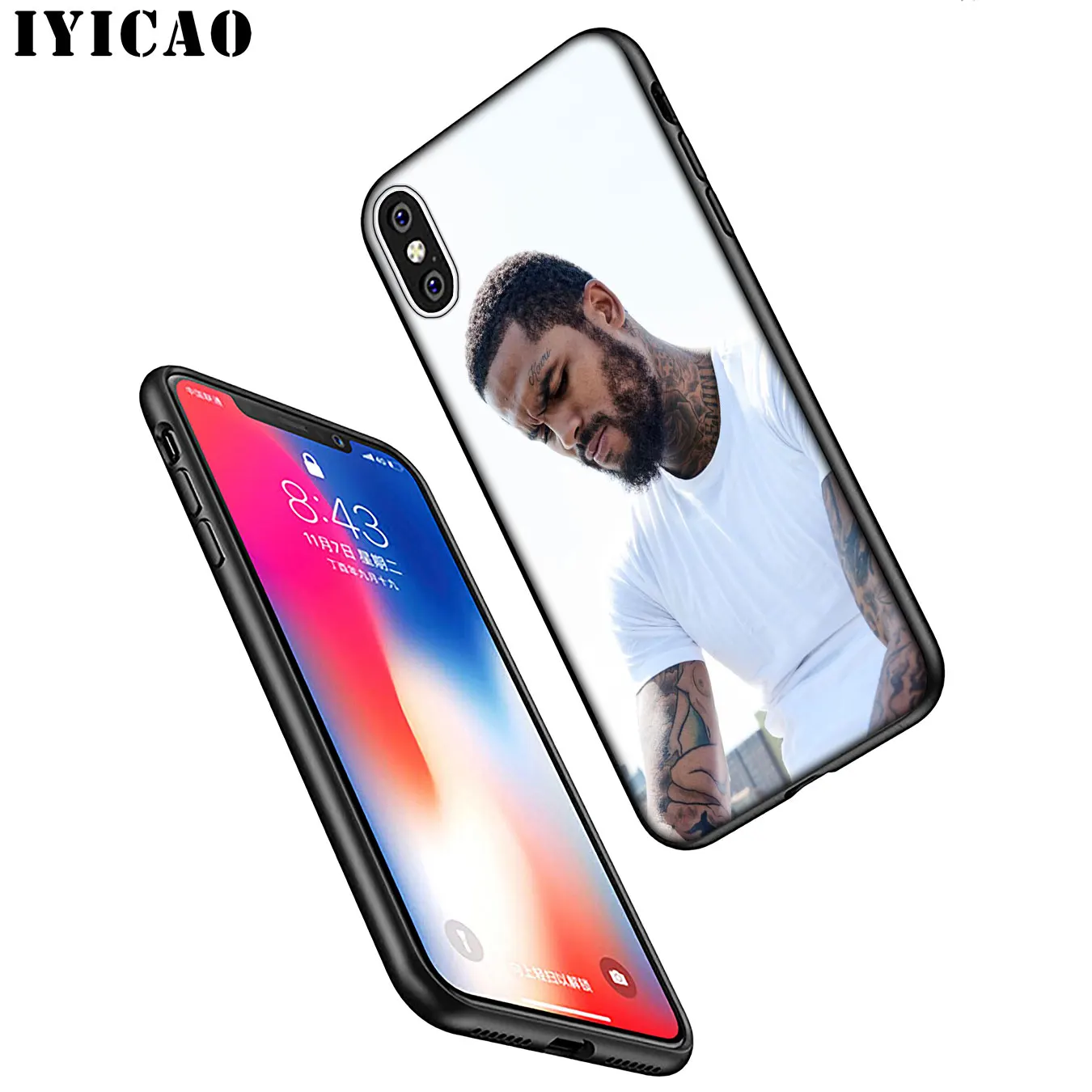 IYICAO Dave East Soft Silicone Phone Case for iPhone XR X XS 11 Pro Max 6 6S 7 8 Plus 5 5S SE TPU Black Cover |