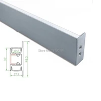 100 x 2m setslot t shape aluminum profile led bar wall washer aluminium led profile channel for wall up and down light