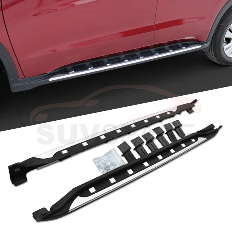 

Боковой Шаг подходит для Honda HRV HR-V Vezel 2016-2020, подножка Nerf Bar, алюминиевый сплав, новый дизайн, автомобильный Стайлинг