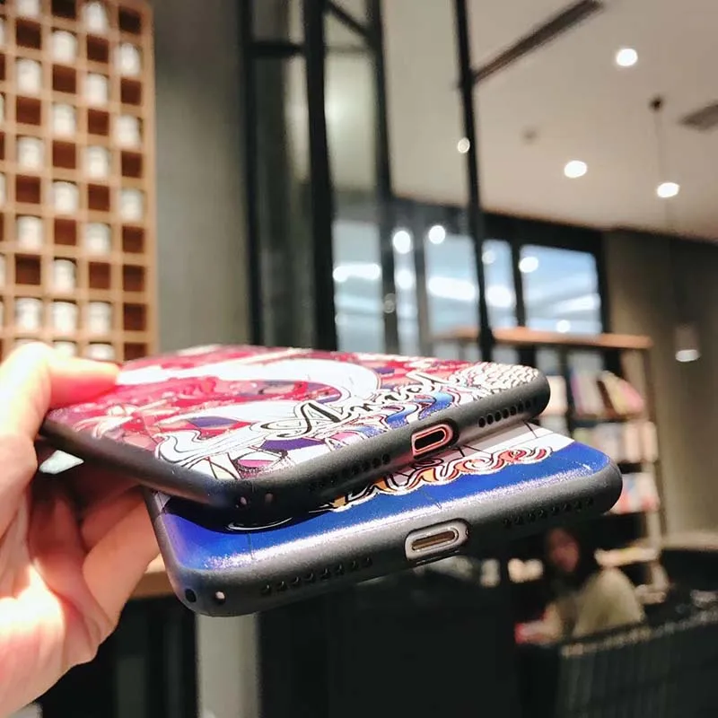 Ретро рельефный чехол для iphone X 7 plus 8 милый мультфильм Алиса Рапунцель Жесткий ПК 6