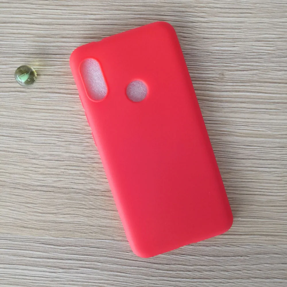 Матовый Одноцветный Силиконовый ТПУ мягкий чехол для Xiaomi MiA2 Mi6X Ультратонкий Mi A2