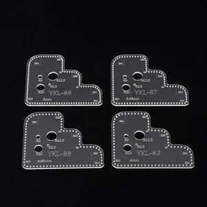 Многофункциональная линейка для кожевенного ремесла, шаблон для резки акрила, круга, углов, отверстий, шитья