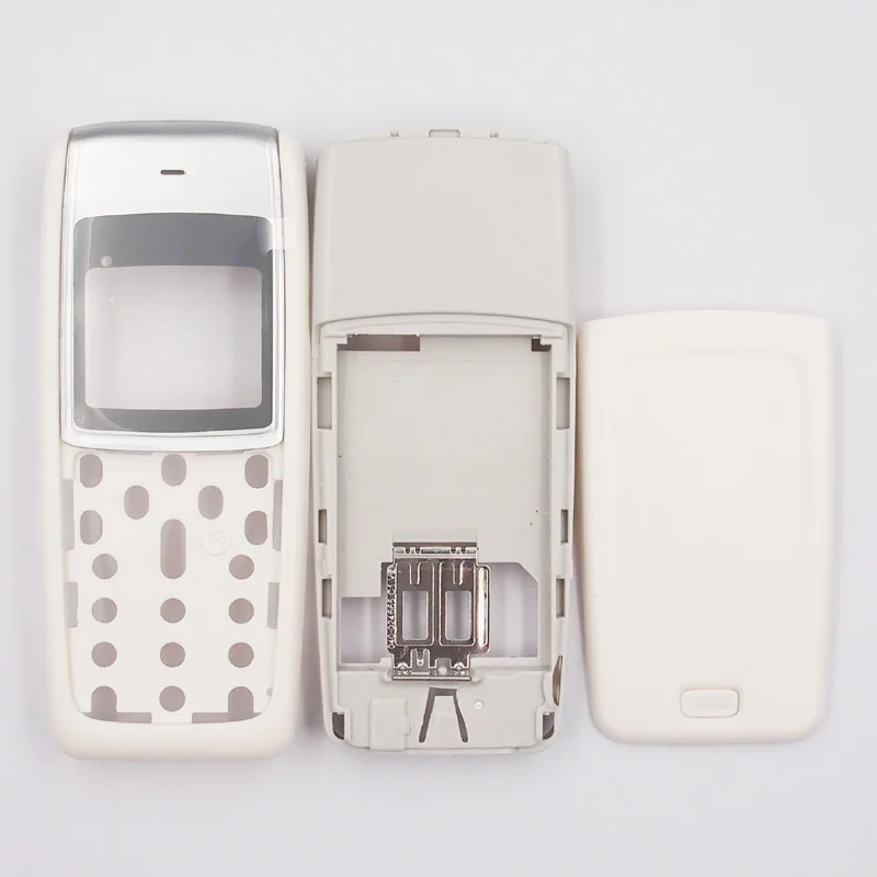 Белый BaanSam чехол Корпус для Nokia 1110 без клавиатуры - Цвет: Белый