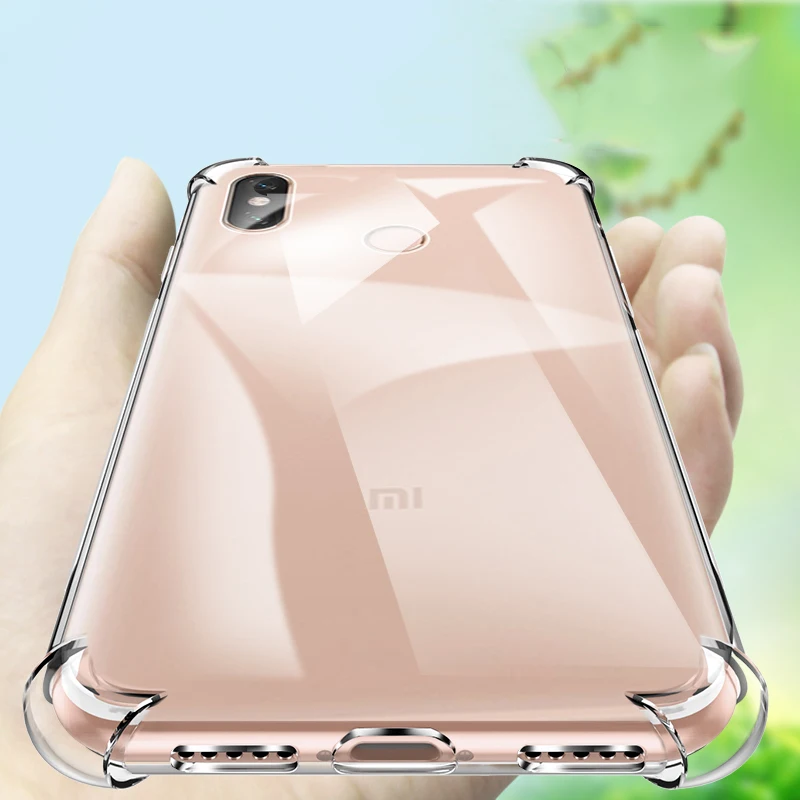 Air Cushion Shockproof Soft TPU Case Xiaomi Redmi Note 7 Pro Crystal Clear Airbags Anti-knock Back Cover Note7 |