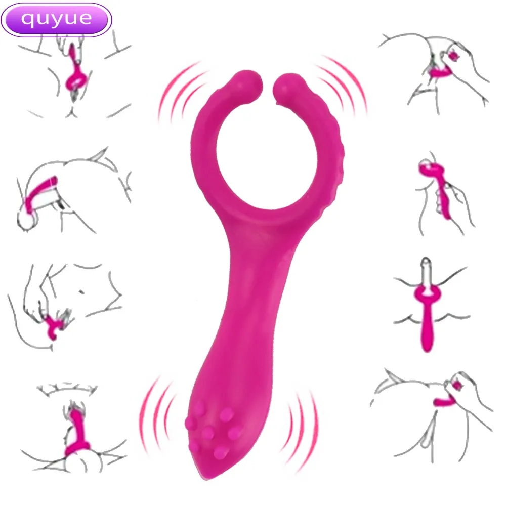 Quyue G spot стимулирующие вибраторы фаллоимитатор Анальная пробка дрочить