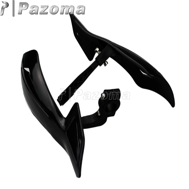 Черная пластиковая защитная крышка для рук мотоцикла защита подходит Honda Yamaha Suzuki