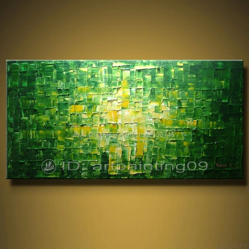 art oil painting Home Decoration Living Room Wall Pictures Knife modern abstract landscape palette large size | Дом и сад