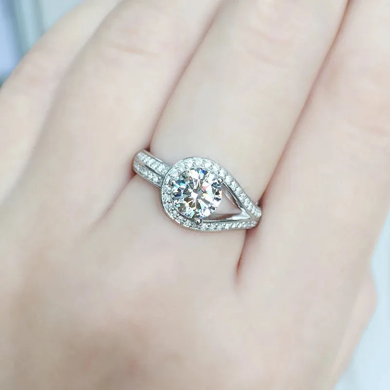 Choucong уникальное кольцо с обещанием из стерлингового серебра 925 пробы 3ct фианит AAAAA