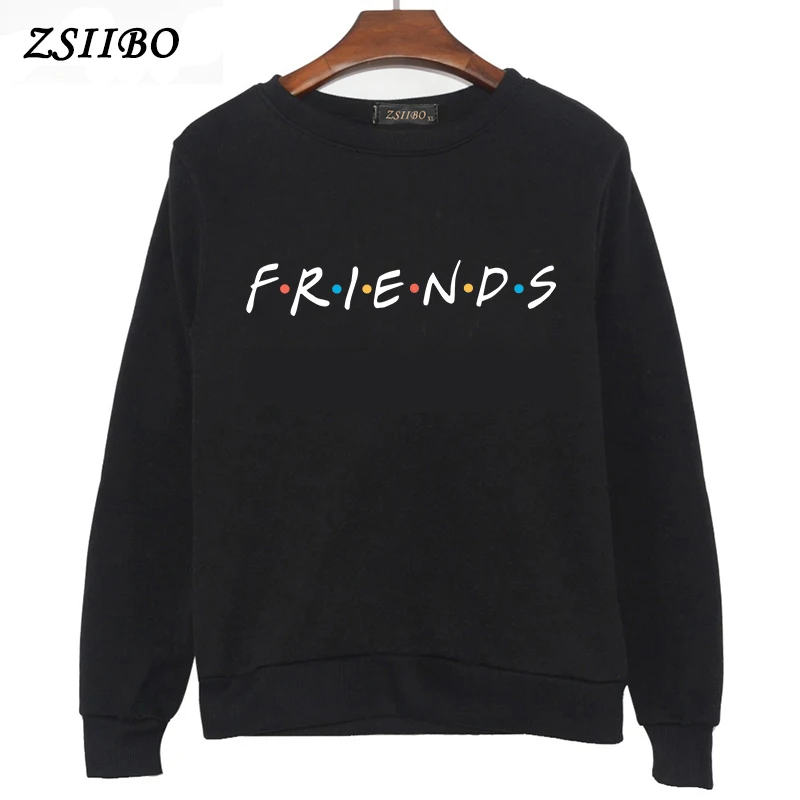 Женское теплое пальто с капюшоном и принтом Best friend простая трикотажная рубашка в