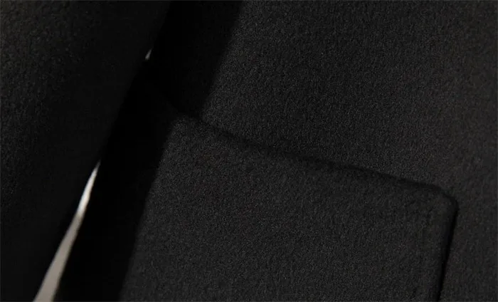 Женское пальто из искусственной шерсти, Осень-зима, новые длинные свободные шерстяные куртки с капюшоном, верхняя одежда, Женская модная ветровка, куртка C18