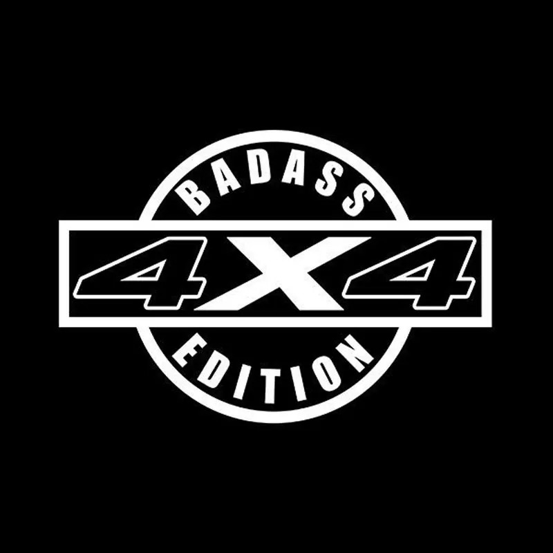 

14.1cm*9.6cm Car Styling BADASS EDITION 4X4 Funny Vinyl Stickers C5-1164