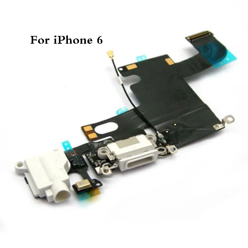 Сменный зарядный usb разъем для iPhone 5 5C 6 6S 7 8 Plus X гибкий кабель наушников|Шлейфы