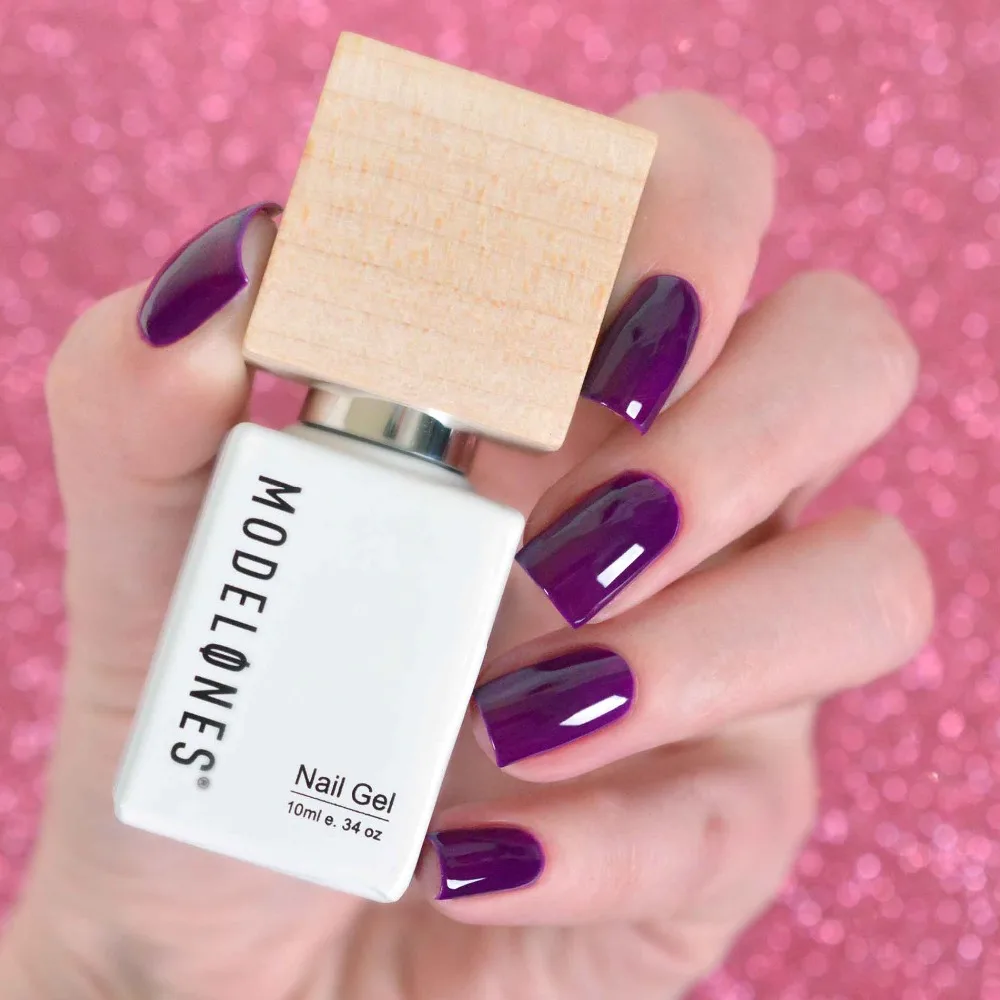 УФ-гель для ногтей Modelones блестящий и однотонный гель светодиодная лампа Новая