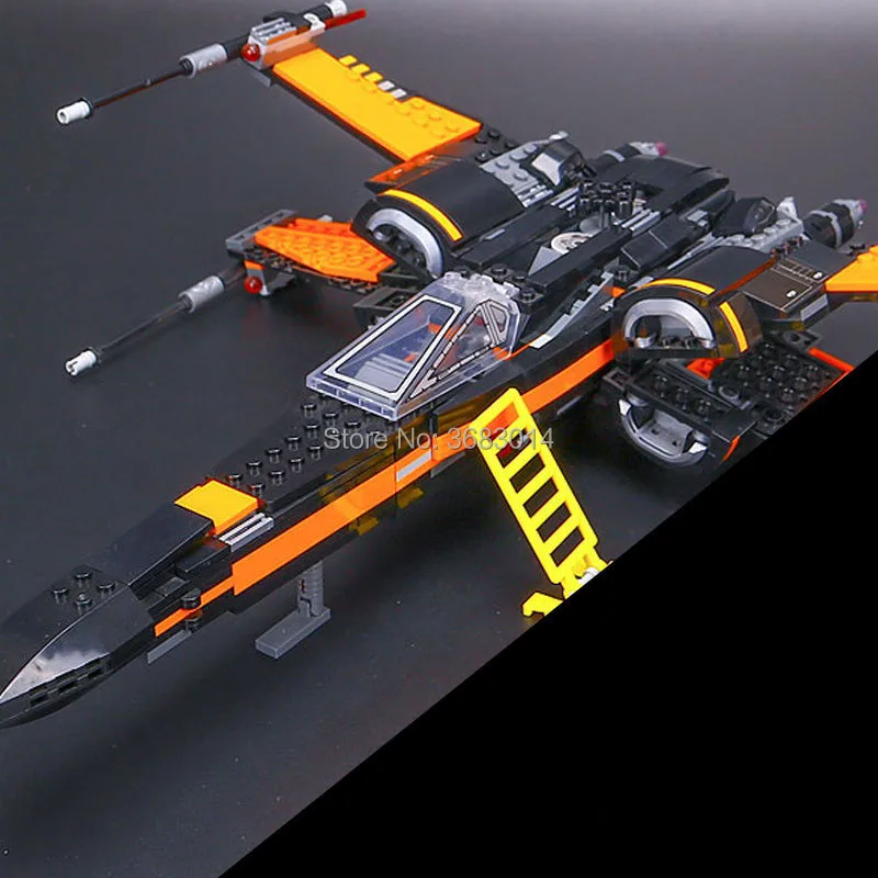 748 шт. Звездные войны POE x Wing Fighter Модель Кирпичи рисунок блок игрушка 05004