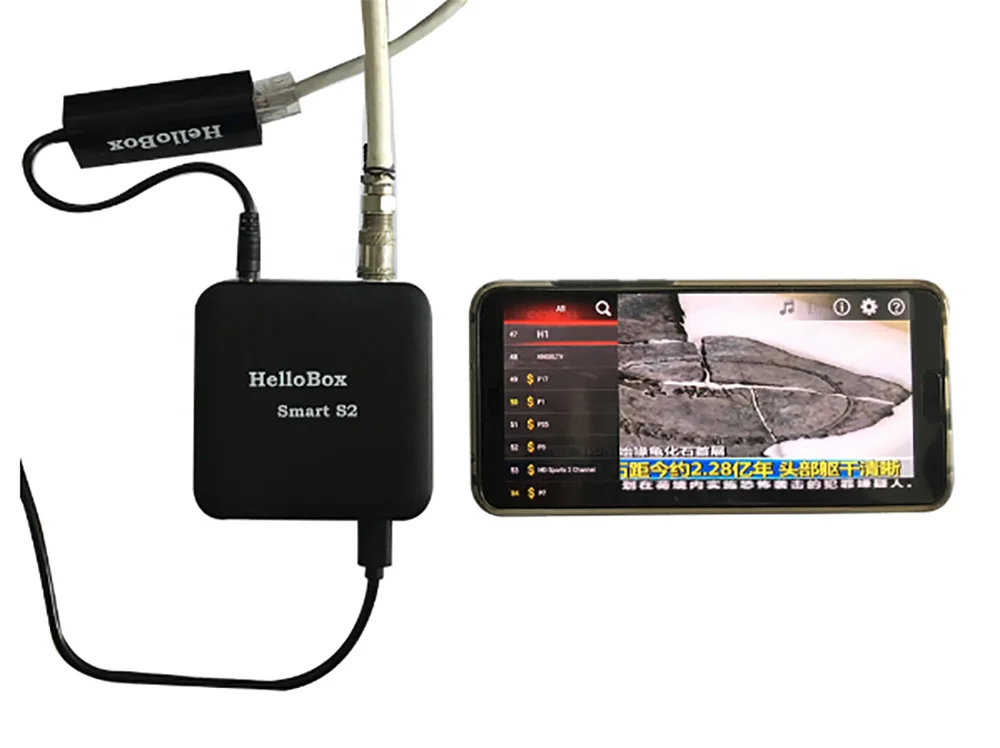 Hellobox Smart S2 спутниковый искатель устройство поиска DVB IOS спутниковый ресивер ТВ Играть на мобильный телефон/планшет ТВ приемник DVB плеер