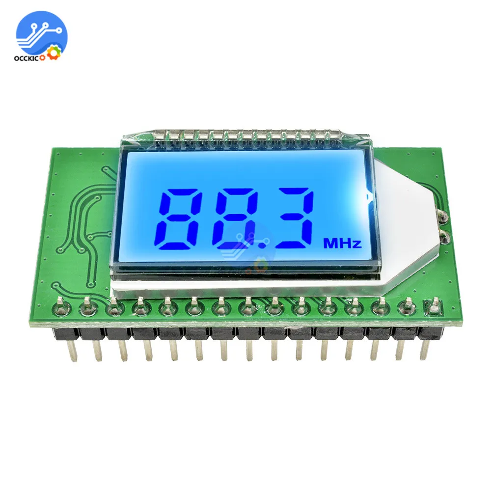 PLL lcd 87-108 МГц цифровой fm-радио передатчик/приемник модуль беспроводной микрофон стерео плата Цифровое шумоподавление