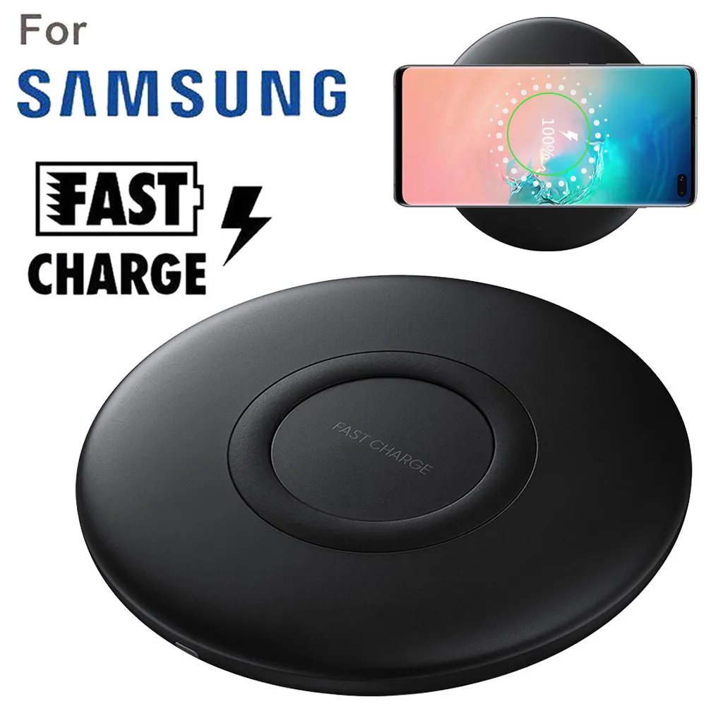 Беспроводное зарядное устройство Qi с двумя катушками док станция для Samsung Galaxy S10 S9