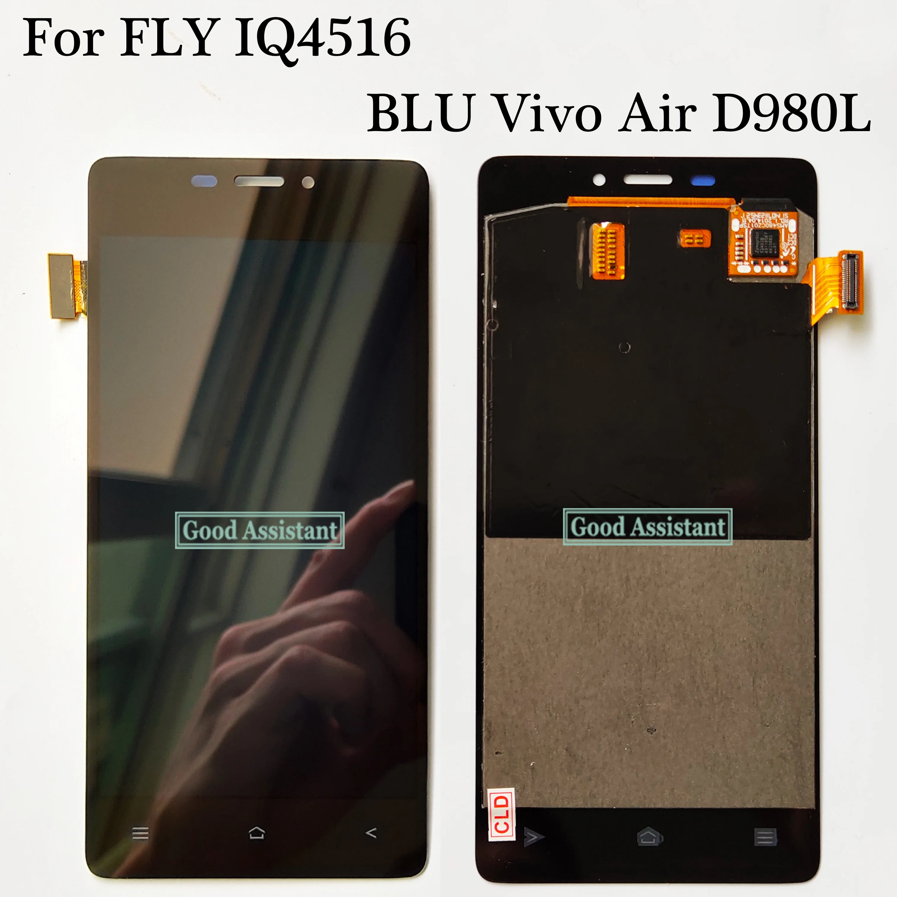 100% тестирование черный/белый 4 8 дюймов для FLY IQ4516 / BLU Vivo Air D980L ЖК дисплей Дисплей +
