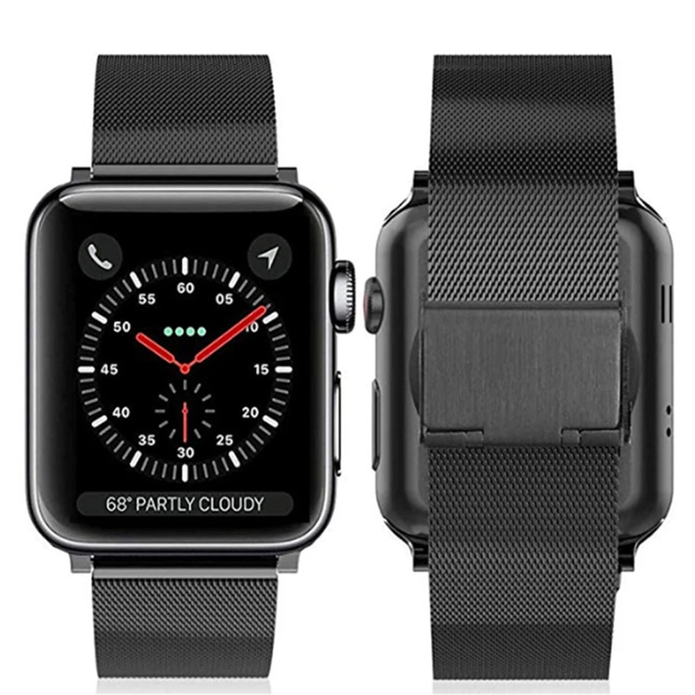 Ремешок из нержавеющей стали для Apple Watch 1/2/3/4/5 38/40/42/44 мм|Ремешки часов| |