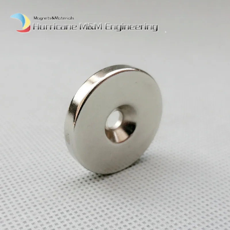 

6-500pcs NdFeB Countersunk Magnet Dia. 30x5 mm thick M5 Screw Countersunk Hole Grade N42 Neodymium Rare Earth Permanent Magnet