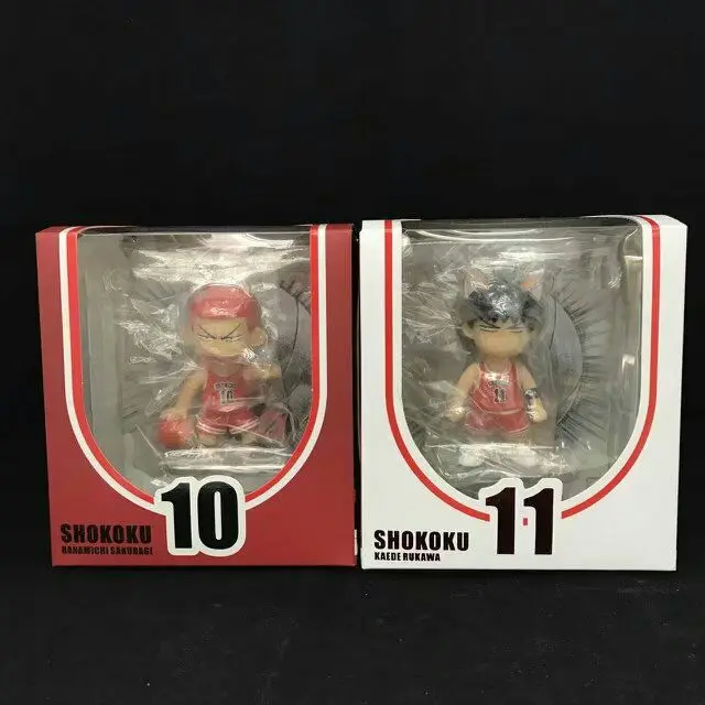 SLAM DUNK Hanamichi Sakuragi Rukawa Kaede аниме фигурка ПВХ Новая коллекция Фигурки игрушки коллекция для друга подарок - Цвет: with retail box C