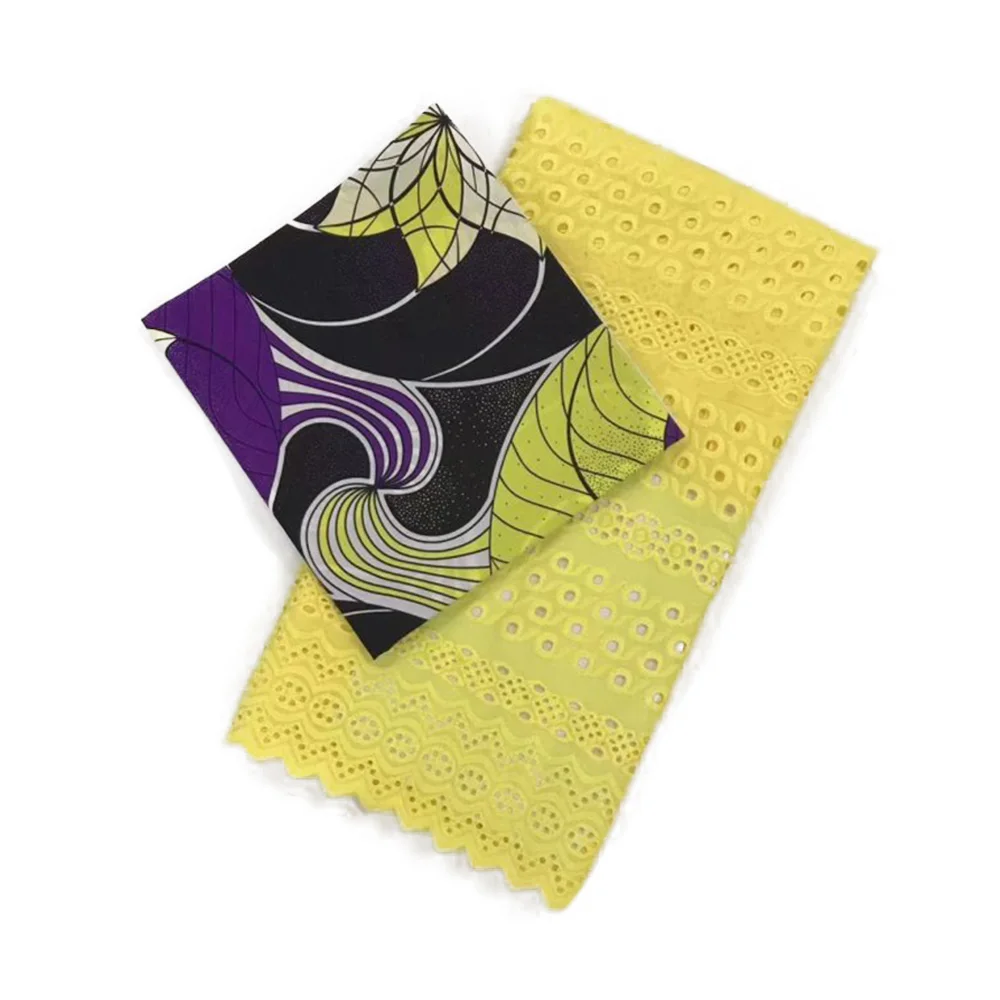 3 + 2 5 ярдов Африка Анкара воск ткань с шнуром кружева африканский Супер Java для