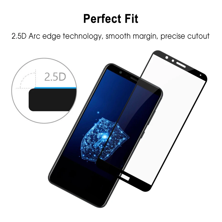 Оригинальное высокочувствительное закаленное стекло для Huawei Honor 7X 8X|Защитные стёкла и плёнки телефонов| |