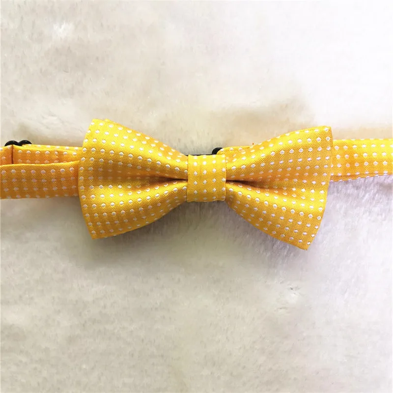 OnnPnnQ Fashion New Boys Girls 3Clips Suspenders Set Personality Yellow Dots Bow Tie Adjust Braces Kids Daily Show Accessories | Аксессуары