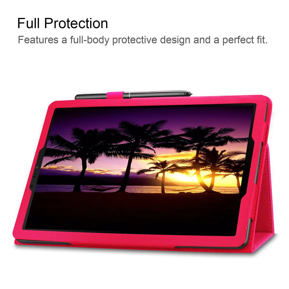 Модный мягкий прочный автоматически для samsung Galaxy Tab S4 10,5 T830/T835 PU+ кожаный смарт-чехол с подставкой# ZS