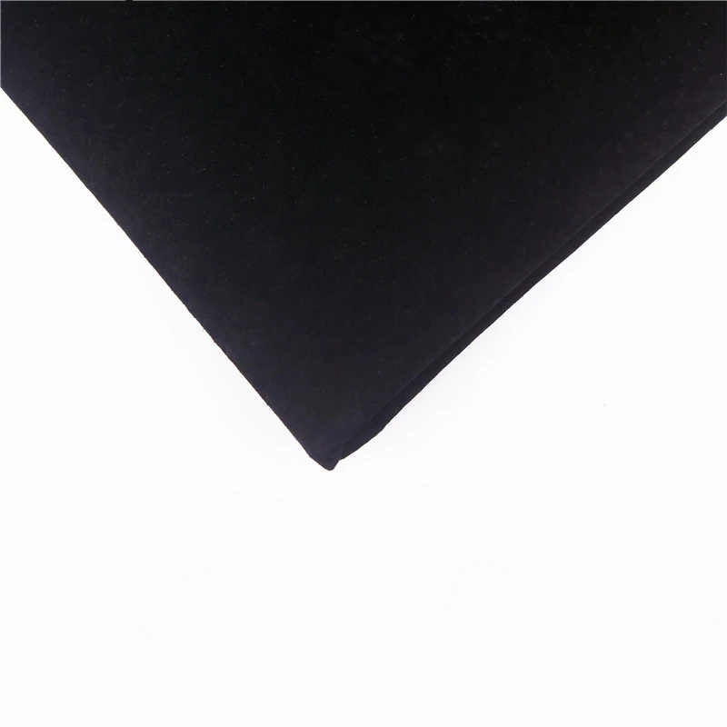 Black 300X200X0,5 мм разноцветная обувь с подкладкой из спилка из натуральной свиной кожи, замшевая обувь, кожаный материал для кожевенного ремесла, Швейные аксессуары - Цвет: Black