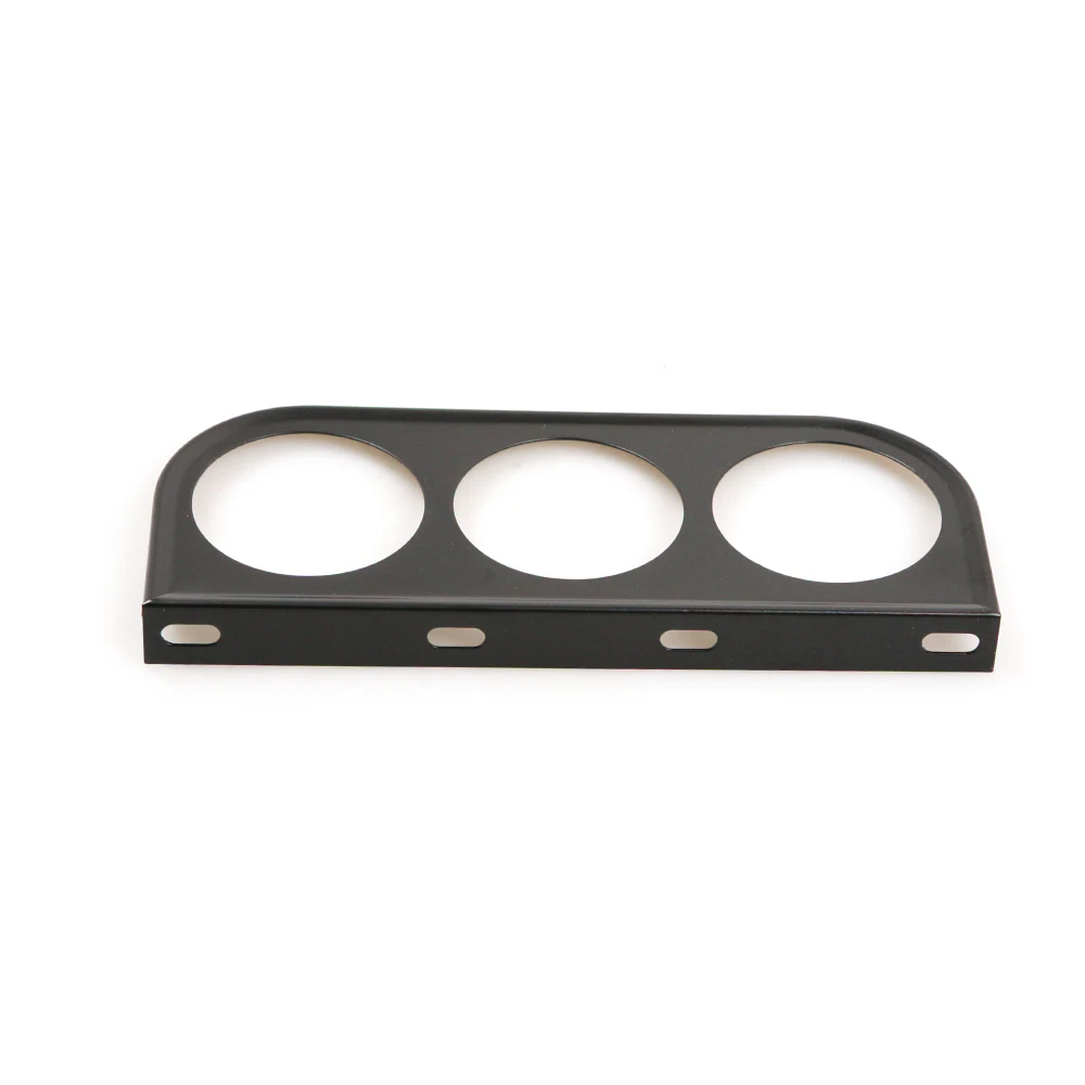 Brand New 1Pc 52MM Universal Car 3 Hole Gauge Meter Pod Mount Holder Black Metal | Автомобили и мотоциклы