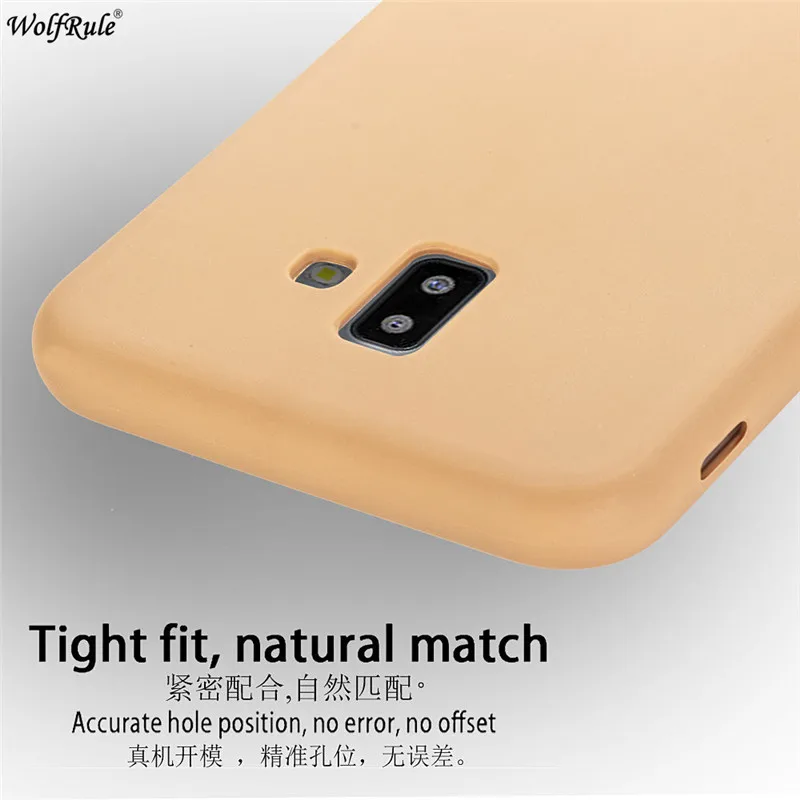 Чехол wolfrule для samsung Galaxy J6 Prime чехол Plus Матовый Мягкий ТПУ защитный SM-J610FN |