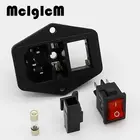 Клавишный Выключатель питания IEC 3 Pin 320 C14 Входной переключатель розетки разъем 10A 250 В