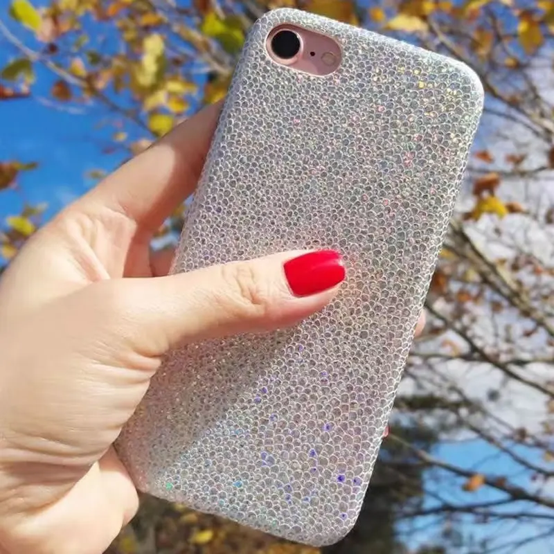 UVR Pretty Glitter Sparkle Rose Gold Pink Blue Silver Red Case Coque for iPhone 6 6S Plus 7 5 5S Ultra thin Soft Cover Capa | Мобильные