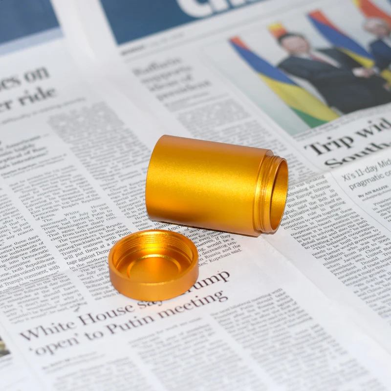 Небольшие герметичные бак Die алюминиевое литье портативный герметичный кофе Bean