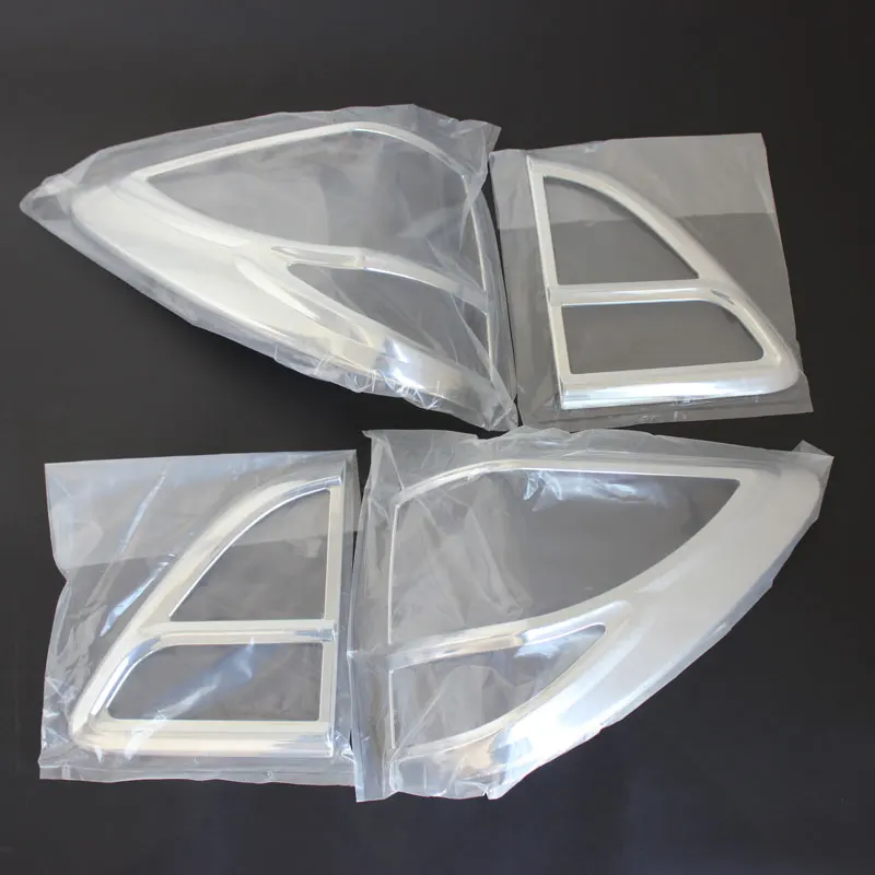 CHROME ABS автомобильные аксессуары хромированные задние фары крышка для Mazda Bt50 Pro 2012 - Цвет: CHROME
